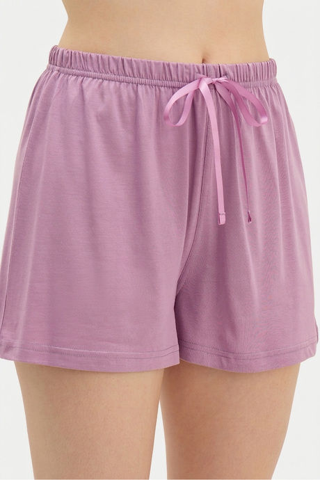 Sweet Dreams Solid Short Set - Lavender Mist — image 7